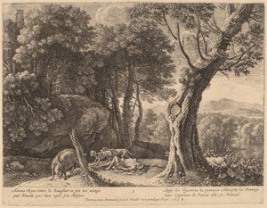 Muerte de Adonis de Herman van Swanevelt