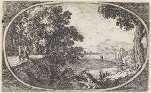 Paisaje (n.º 24 de la serie: «variae campestrum fantasiae») de Herman van Swanevelt