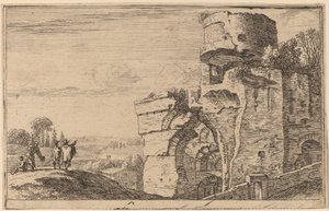 Ruinas en la Colina Palatina de Herman van Swanevelt