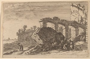 Los cuatro arcos arruinados de Herman van Swanevelt