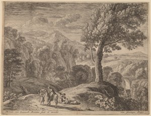 El Gran Árbol y la Cascada de Herman van Swanevelt