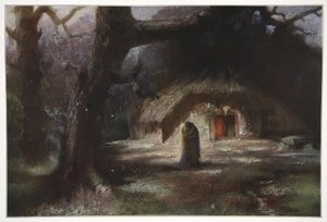 Los dos se reunieron en un abrazo cariñoso, 1906