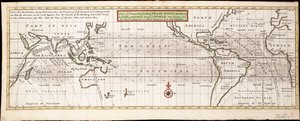 A view of ye general and coasting trade-winds, monsoons or ye shifting trade winds through ye world, variations... according to the newest and most exact observations, c.1715 (grabado coloreado)