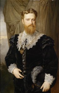 Retrato de Karl Lueger 1844-1910 en traje histórico, 1876 de Hermann Nigg