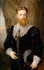 "Retrato de Karl Lueger (1844-1910) en traje histórico" Pintura de Hermann Nigg (1849-1928) de Hermann Nigg