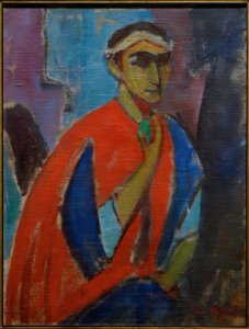 Autorretrato con disfraz (El romano) de Hermann Stenner