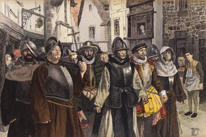 Procesión de la Liga Católica por las calles de París, 1590