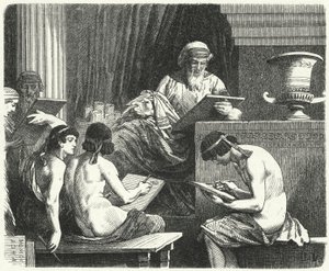 Solón, legislador de Atenas de Hermann Vogel