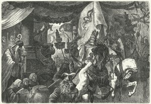 Teodorico el Grande, Rey de los Ostrogodos, entrando en Roma