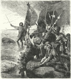 Vasco Núñez de Balboa reclama el Océano Pacífico para España, 1513
