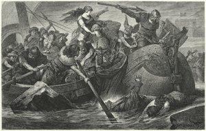 Invasores vikingos de Hermann Vogel