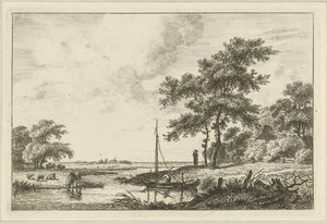 paisaje con barco