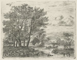 Pescadores en un bote de Hermanus Jan Hendrik van Rijkelijkhuysen