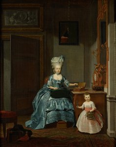 Susanna van Collen née Mogge y su hija
Suzanna Cornelia Mogge (1753-1806). Segunda esposa de Hendrik Muilman (1743-1812), con su hija Johanna Ferdinanda (1774-1833) de su matrimonio con Ferdinand van Collen (1741-73)