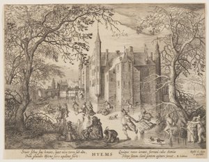 Zuylen - Invierno, de Las estaciones, Vista de los castillos en los alrededores de Ámsterdam