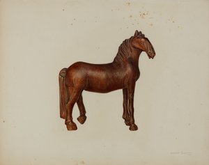 Caballo de Juguete Tallado de Hester Duany