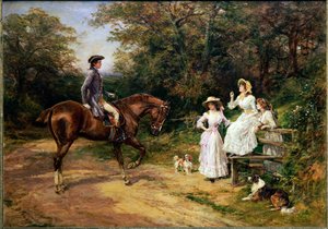 Un encuentro junto a un estilo de Heywood Hardy