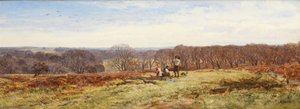 En el Nuevo Bosque, Hampshire de Heywood Hardy