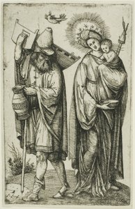 La Sagrada Familia con la Paloma del Espíritu Santo de Hieronymous Hopfer