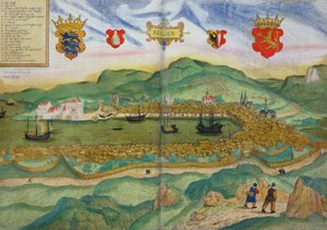 Mapa de Bergen, de 