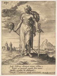 Judith, de Willem van Haecht, Tyrannorum proemia, 1578 de Hieronymous Wierix