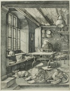 San Jerónimo en su estudio