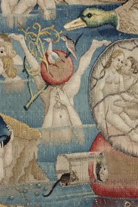 El jardín de las delicias. ca. 1560 (tapiz) de Hieronymus (after) Bosch