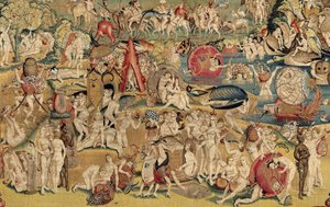 El jardín de las delicias. ca. 1560 (tapiz) de Hieronymus (after) Bosch