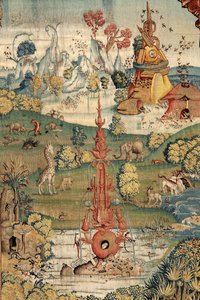 El jardín de las delicias. ca. 1560 (tapiz) de Hieronymus (after) Bosch