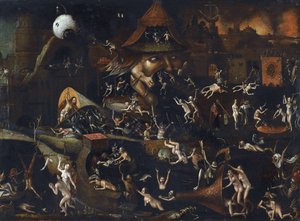 Descenso a los Infiernos de Hieronymus (school of) Bosch