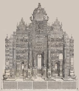 Arco de honor, 1515, impreso 151718 de Hieronymus Andreae