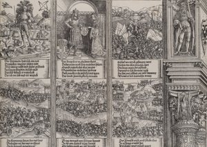 El Compromiso de María de Borgoña, Joven Maximiliano, La Lucha por la Sucesión de Borgoña de Hieronymus Andreae