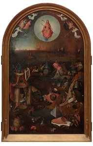 Panel central del Juicio Final (óleo sobre tabla)