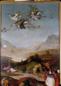 La tentación de San Antonio (detalle) de Hieronymus Bosch