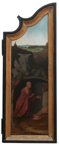 Panel derecho del Tríptico de Job, c.1500-24 (óleo sobre tabla) de Hieronymus Bosch