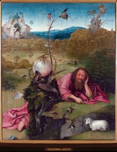 San Juan Bautista en el desierto de Hieronymus Bosch