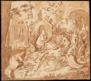 Tentación de San Antonio de Hieronymus Bosch