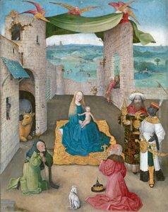 La adoración de los Magos, c.1475 de Hieronymus Bosch