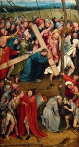 El Cristo sosteniendo su Cruz, El camino al Calvario de Hieronymus Bosch