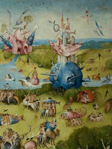 El jardín de las delicias, 1490-1500 de Hieronymus Bosch