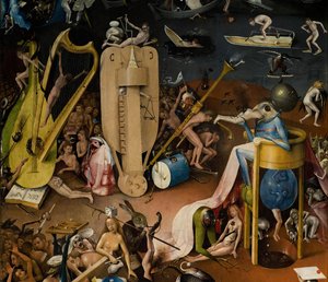 El jardín de las delicias, 1490-1500 de Hieronymus Bosch