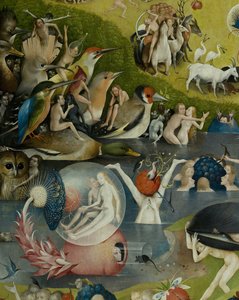 El jardín de las delicias, 1490-1500 de Hieronymus Bosch