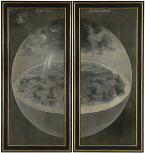 El Jardín de las Delicias. Tríptico, reverso: La Creación de Hieronymus Bosch