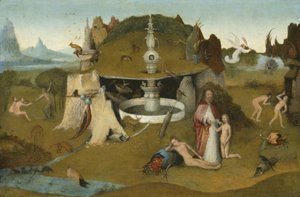 El jardín del paraíso, 1510-20 de Hieronymus Bosch
