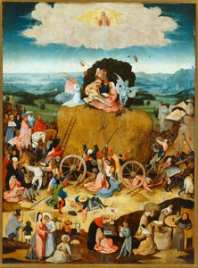 El Haywain. Un proverbio flamenco dice El mundo es un
haywain del que cada uno coge lo que puede ... (pintura sobre madera) de Hieronymus Bosch