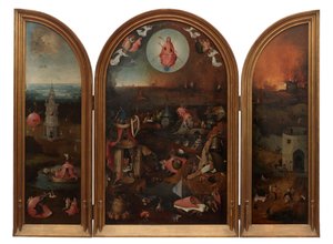 El Juicio Final (óleo sobre tabla)