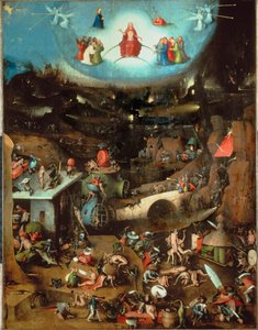 El Juicio Final, panel central (óleo sobre madera de roble) de Hieronymus Bosch