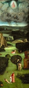 El Juicio Final Tríptico, panel izquierdo, ca. 1485