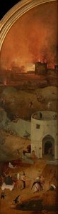 El Juicio Final Tríptico, panel derecho, ca. 1490-1510 de Hieronymus Bosch