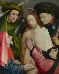 La burla de Cristo, c. 1500 de Hieronymus Bosch